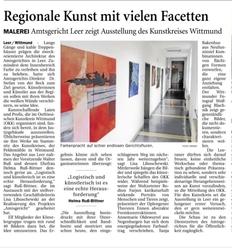 Bild des Zeitungsartikels der Ostfriesenzeitung vom 27.01.2025