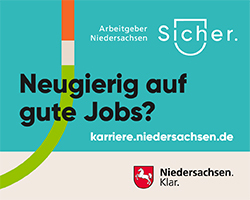 Schmuckgrafik mit Verlinkung zum Karriereportal der niedersächsichen Justiz