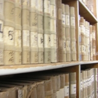 Über 100 Jahre alte Grundbücher im Archiv des Amtsgerichts